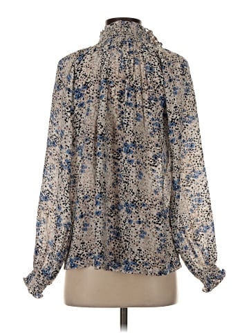 Rungolee Long Sleeve Silk Top (view 2)