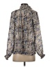 Rungolee 100% Silk Blue Long Sleeve Silk Top Size XS - photo 2