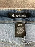 d.jeans Solid Blue Jeans Size 20 - photo 4