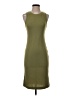 Nine West Solid Green Casual Dress Size XS - photo 1