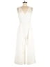 Antonio Melani Solid Ivory Jumpsuit Size 6 - photo 1
