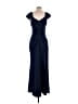 Xscape Solid Blue Cocktail Dress Size 8 - photo 2