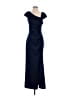 Xscape Solid Blue Cocktail Dress Size 8 - photo 1