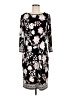 Sandra Darren Floral Black Casual Dress Size M - photo 1