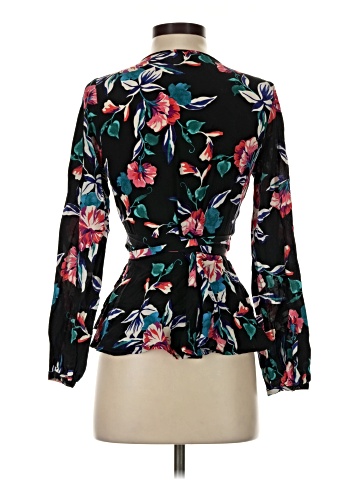 Yumi Kim Long Sleeve Silk Top (view 2)