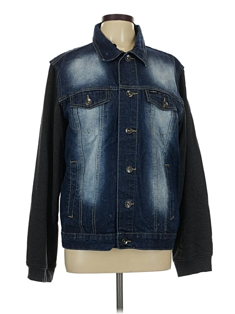 Pre-owned Assorted Brands Denim Jacket In Blue