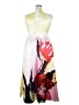Unbranded Graphic Yellow Cocktail Dress Size XXL - photo 2