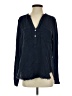 Assorted Brands 100% Cotton Blue Long Sleeve Blouse Size 4 - photo 1