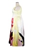 Unbranded Graphic Yellow Cocktail Dress Size XXL - photo 5