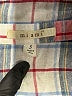 Miami 100% Cotton Plaid Red Long Sleeve Button-Down Shirt Size S - photo 7