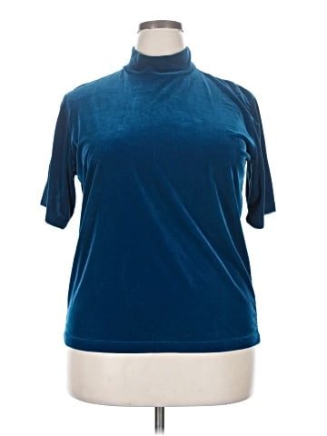 Elisabeth by Liz Claiborne Short Sleeve Turtleneck (view 1)