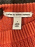 Autumn Cashmere 100% Cotton Hearts Orange Pullover Sweater Size S - photo 7