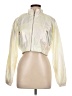 Forever 21 100% Nylon Metallic Gold Track Jacket Size L - photo 1