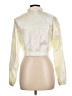 Forever 21 100% Nylon Metallic Gold Track Jacket Size L - photo 2
