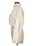 Forever 21 100% Nylon Metallic Gold Track Jacket Size L - photo 5