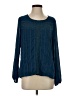 Altar'd State 100% Polyester Teal Long Sleeve Blouse Size S - photo 1