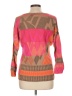 Nic + Zoe Argyle Orange Pullover Sweater Size L (petite) - photo 2