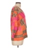 Nic + Zoe Argyle Orange Pullover Sweater Size L (petite) - photo 4