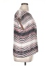 Vince Camuto 100% Polyester Silver Short Sleeve Top Size XL - photo 4