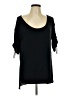 14th & Union Black 3/4 Sleeve Top Size L - photo 1