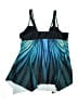 Unbranded Graphic Blue Teal Swimsuit Top Size 16 - photo 2