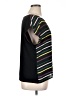 Vince Camuto 100% Polyester Stripes Black Short Sleeve Top Size XL - photo 4