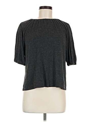 Velvet Short Sleeve Top (view 1)
