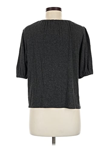 Velvet Short Sleeve Top (view 2)