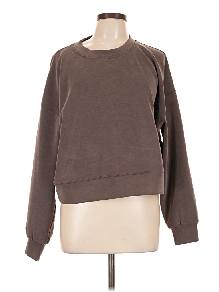 Pre-owned Unbranded Sweatshirt In Brown