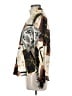 Assorted Brands 100% Silk Print Ivory Long Sleeve Silk Top Size M - photo 5