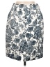 Ann Taylor Print Gray Casual Skirt Size 8 Petite - photo 2