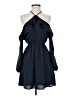 Guess 100% Polyester Solid Blue Cocktail Dress Size S - photo 1