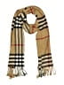 Unbranded Plaid Tan Scarf One size - photo 1