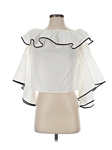 Zara Basic Short Sleeve Blouse (view 1)