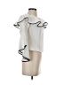 Zara Basic 100% Cotton White Short Sleeve Blouse Size XS - photo 4