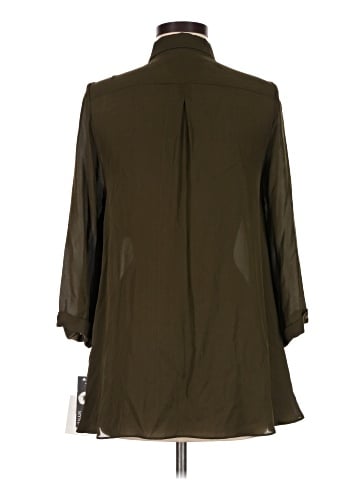 MYNE 3/4 Sleeve Silk Top (view 2)