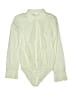 Venus Ivory Long Sleeve Button-Down Shirt Size 8 - photo 1