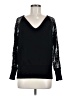Fashion Black Pullover Sweater Size M - photo 1
