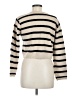 Line & Dot Stripes Ivory Tan Cardigan Size M - photo 2