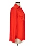 Ann Taylor 100% Polyester Orange Red Long Sleeve Blouse Size XS - photo 4