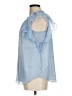 Ann Taylor LOFT Blue Sleeveless Blouse Size M - photo 5