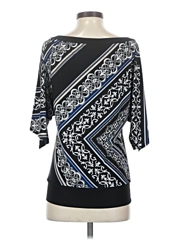 White House Black Market 3/4 Sleeve T-Shirt (view 2)