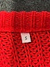Unbranded 100% Polyester Red Cardigan Size S - photo 7