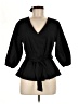 Aligne Black 3/4 Sleeve Blouse Size UK 10 / US 6 - photo 1