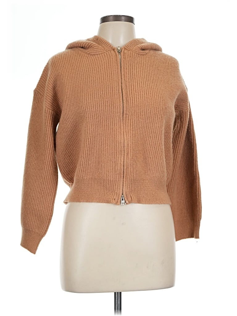 Pre-owned Unbranded Cardigan Sweater In Tan