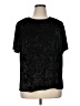 Massini Black Short Sleeve Top Size 1X - photo 1