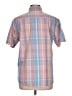 Assorted Brands Argyle Blue Short Sleeve Button-Down Shirt Size L - photo 2