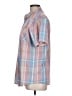 Assorted Brands Argyle Blue Short Sleeve Button-Down Shirt Size L - photo 5