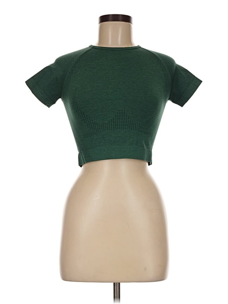 Pre-owned Assorted Brands Active T-shirt In Green