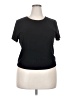 Torrid Solid Black Short Sleeve T-Shirt Size 2X Plus (2) - photo 1